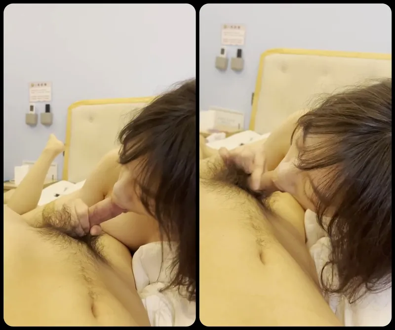 Người tình ngoan liếm láp củ khoải bự của anh